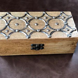 Wood handmade Accent Storage Box
